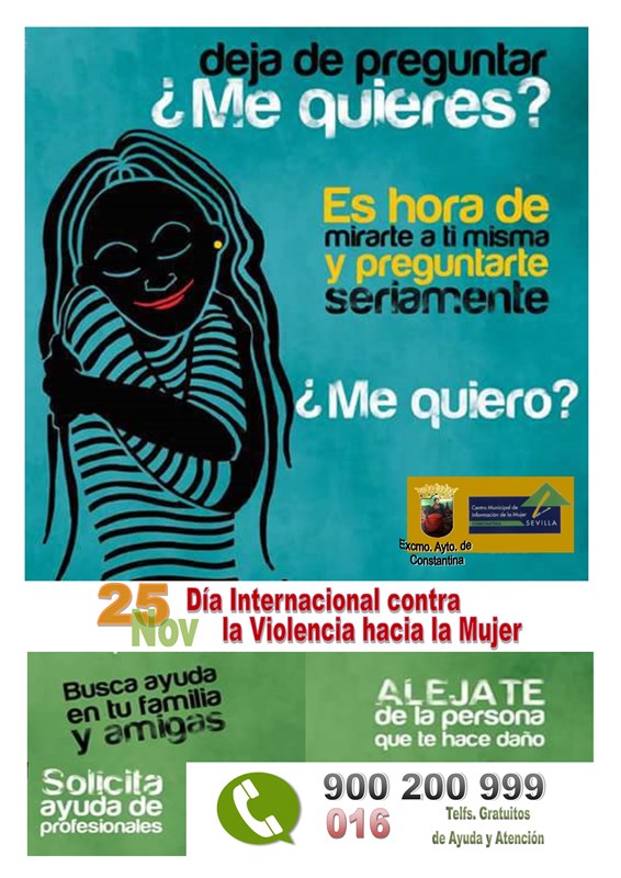 Día internacional contra la violencia hacia la mujer 25 de noviembre material para colegios
Constantina 2015 4