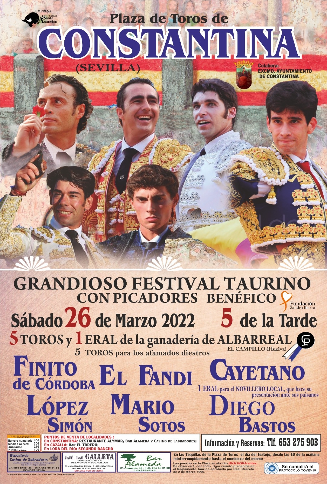 Festival Taurino Constantina 26 marzo 2022