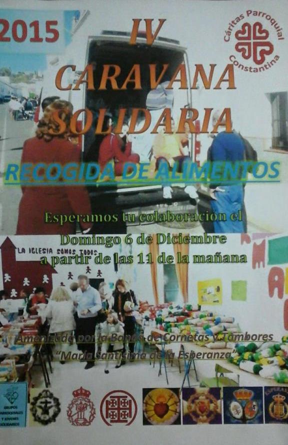 IV Caravana solidaria de recogida de alimentos en Constantina 6 diciembre 2015 1