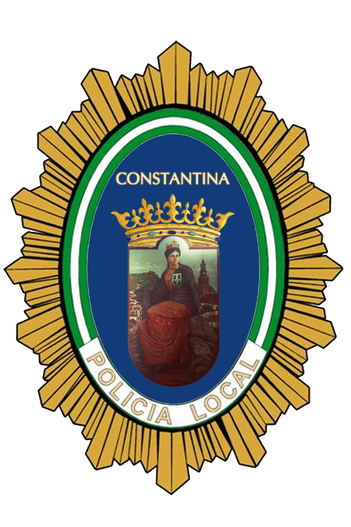Policía Local Escudo DORADO