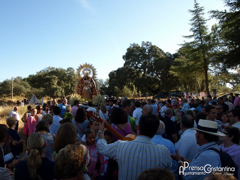 Traída Virgen del Robledo Constantina 2014-13