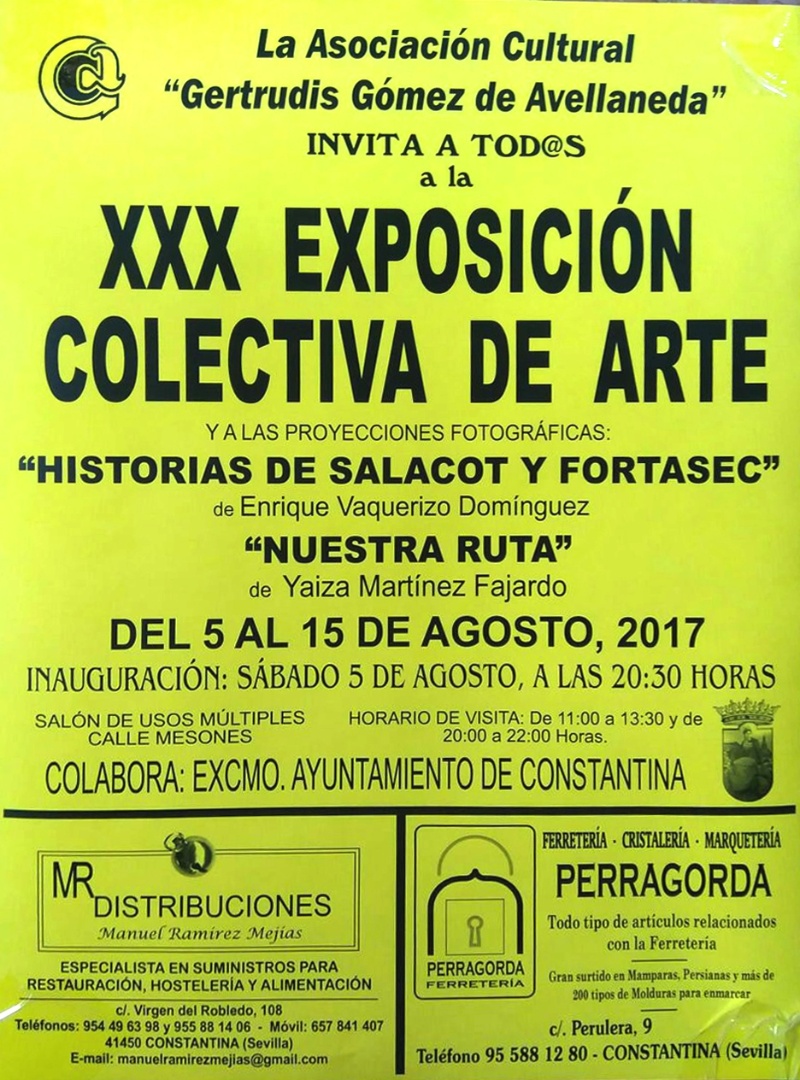 exposición arte colectivo local constantina 2017